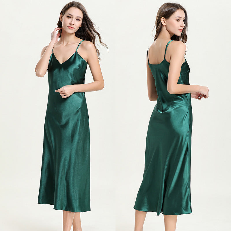 Silk V-neck Nightdress