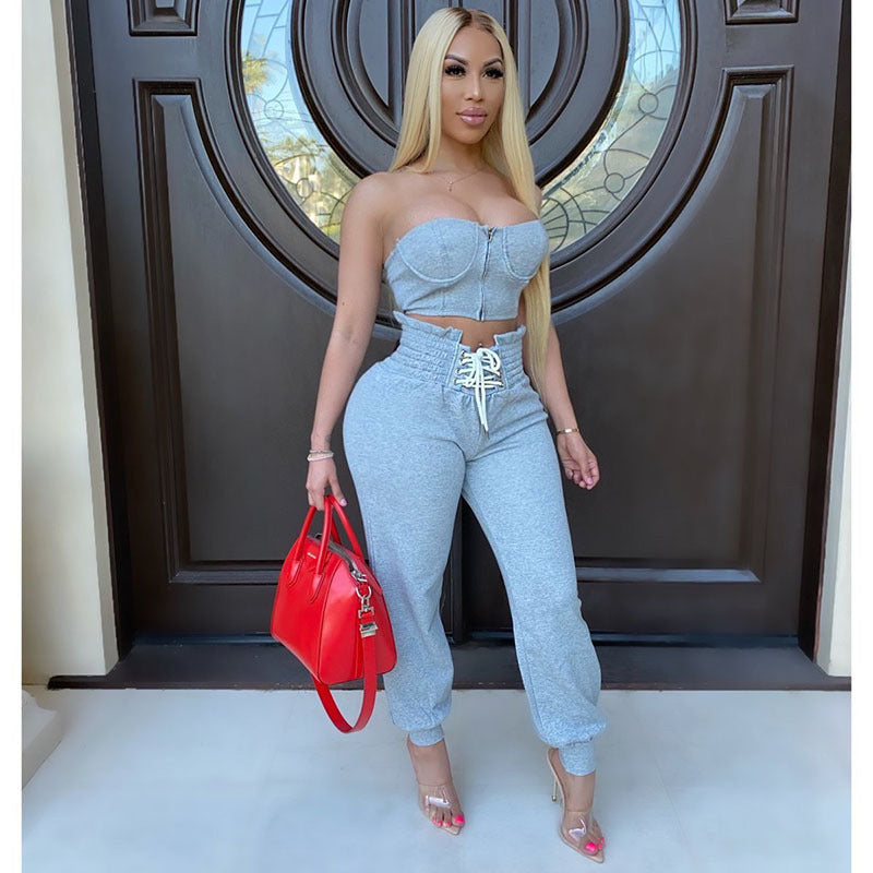 Bandeau fungus casual set