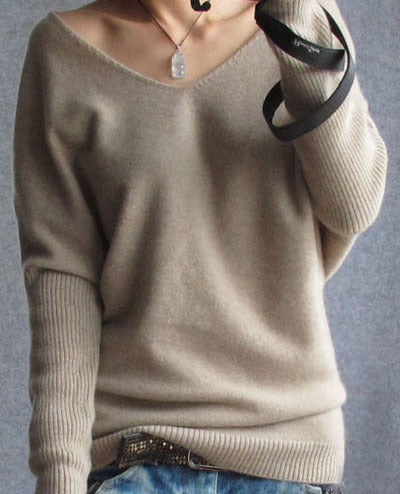 V-neck sweater