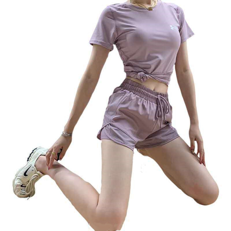 Yoga Fast Dry Exercise Short Sleeve Woman