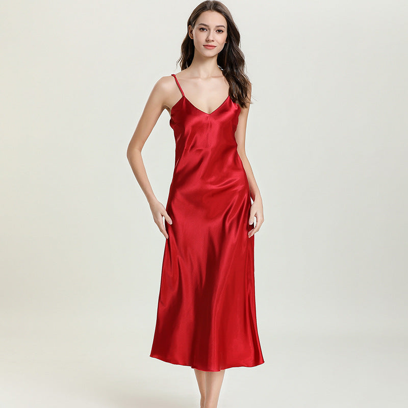 Silk V-neck Nightdress