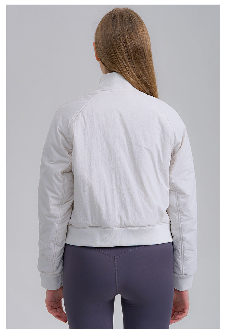 Zipper Short Woman Cotton Dress