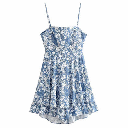 Bandeau floral dress