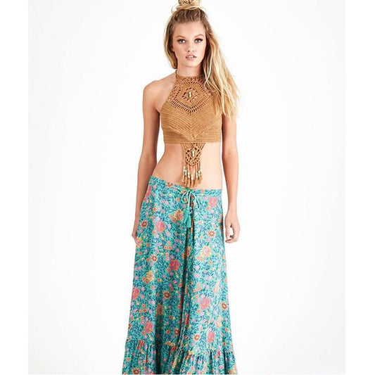 2021 Europe and the United States new woman swimsuit set, beach sunshine bath, foreign trade Crochet Crochet tassel bikini