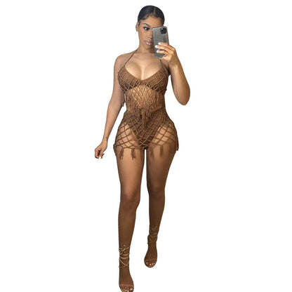 Adogirl Summer Beach Sexy Bikini Women Swimwear Hollow Out