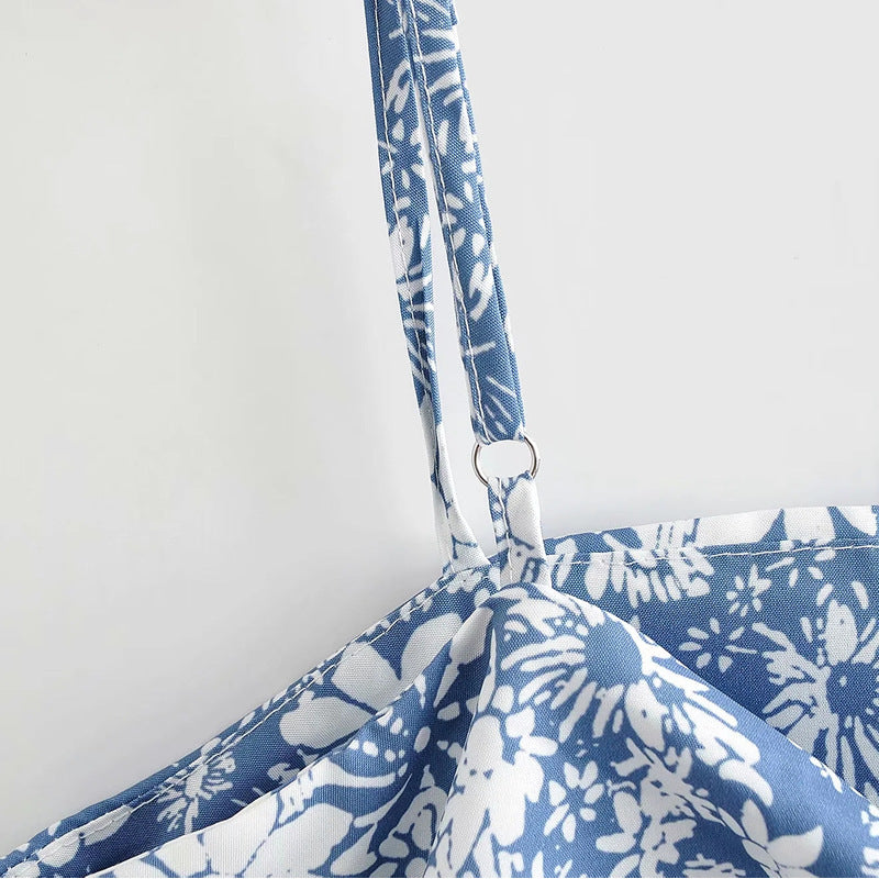 Bandeau floral dress