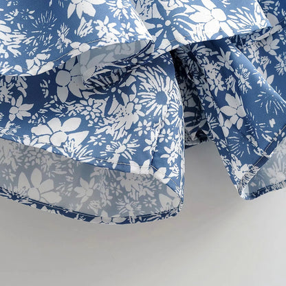 Bandeau floral dress