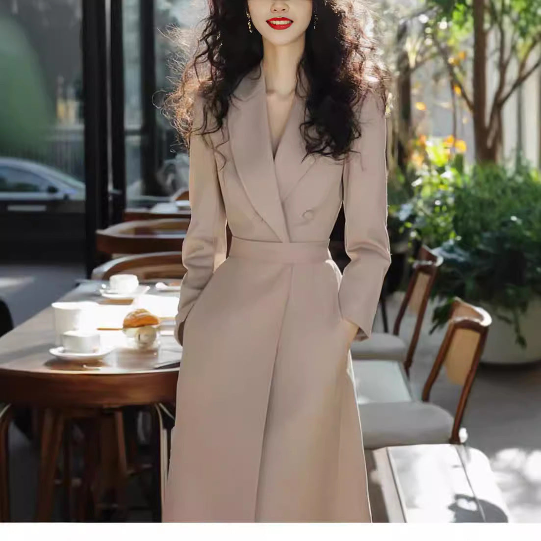 Atmosphere High-grade Elegant Shirt Dress