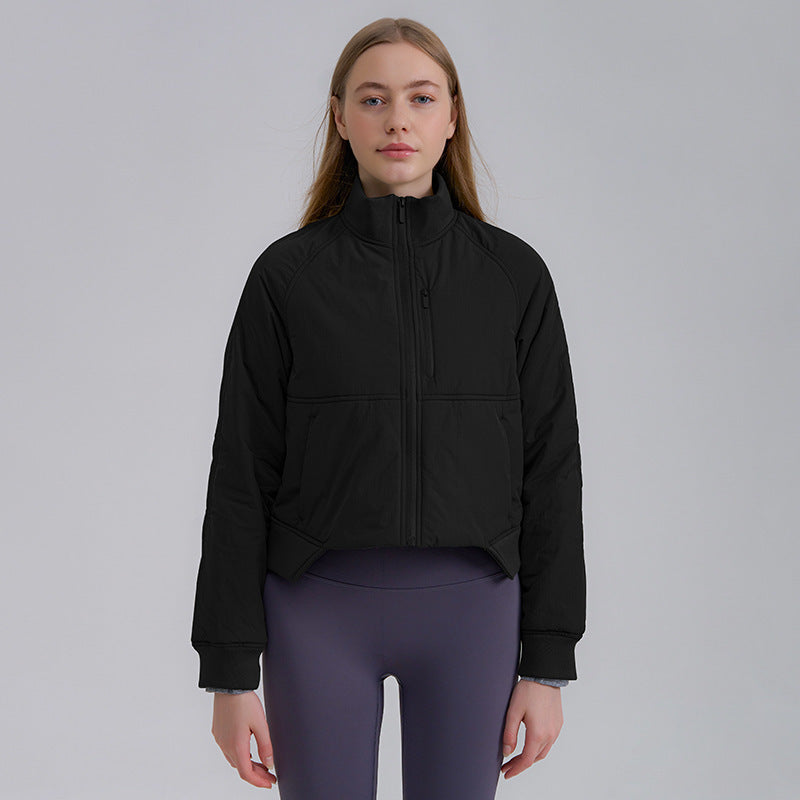 Zipper Short Woman Cotton Dress