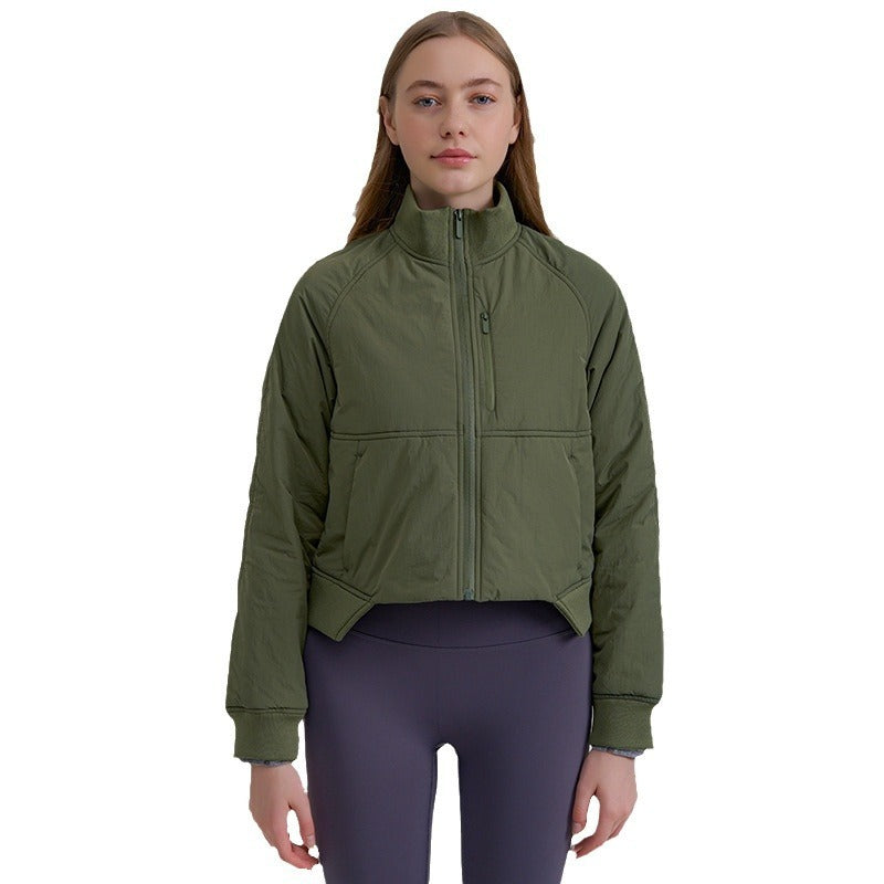 Zipper Short Woman Cotton Dress