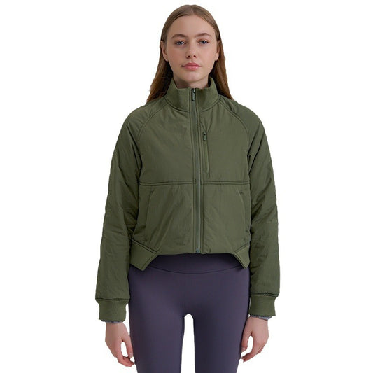 Zipper Short Woman Cotton Dress